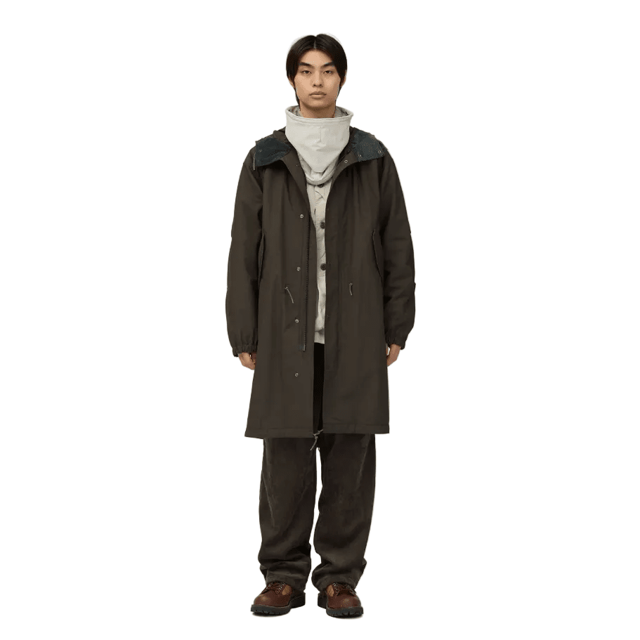 SNOW PEAK - HYBRID TAKIBI ADJUSTABLE COAT - DARK BROWN Abbigliamento Uomo SNOW PEAK 