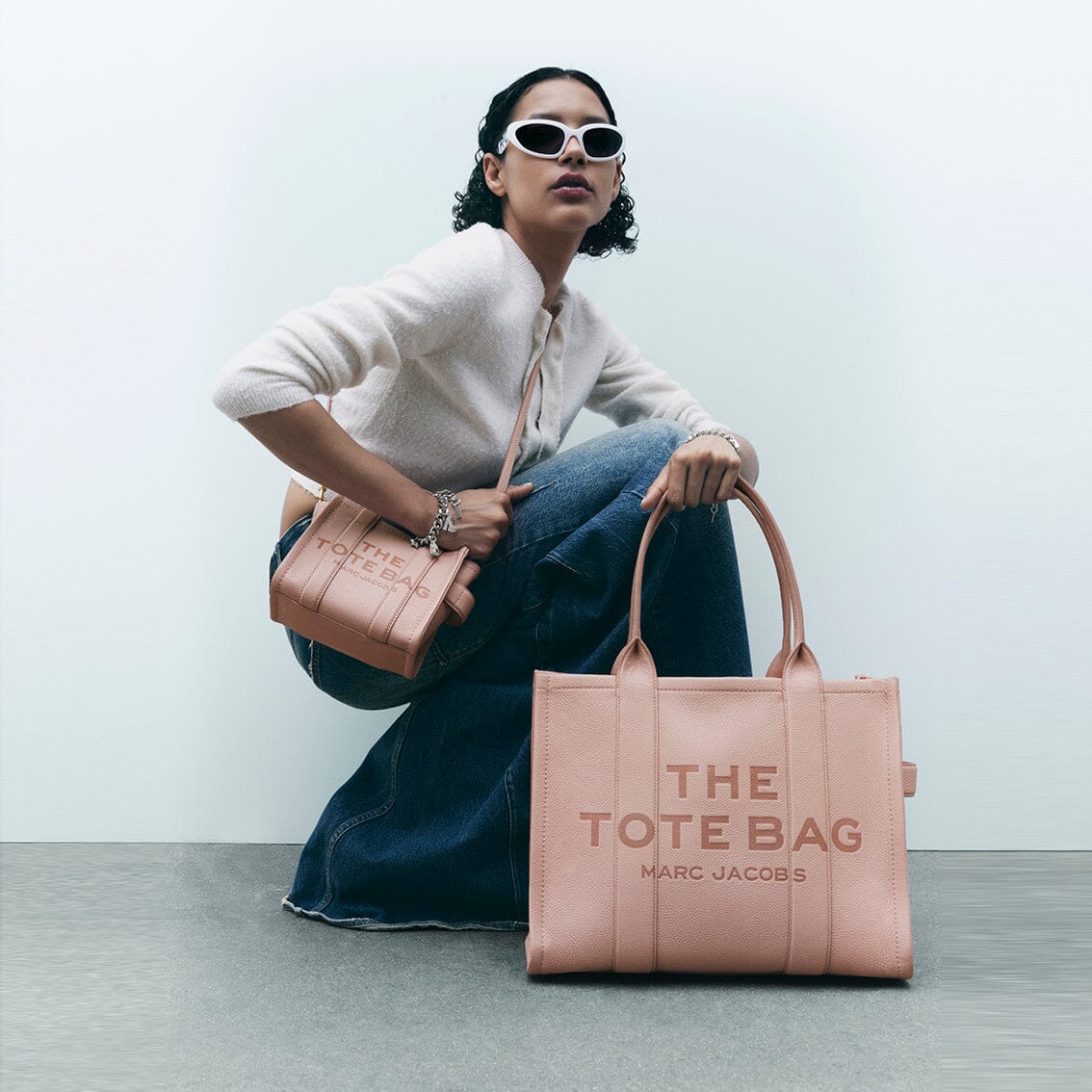 MARC JACOBS - H020L01FA21-624624 - The Large Tote Bag - Rosa Borse Marc Jacobs 