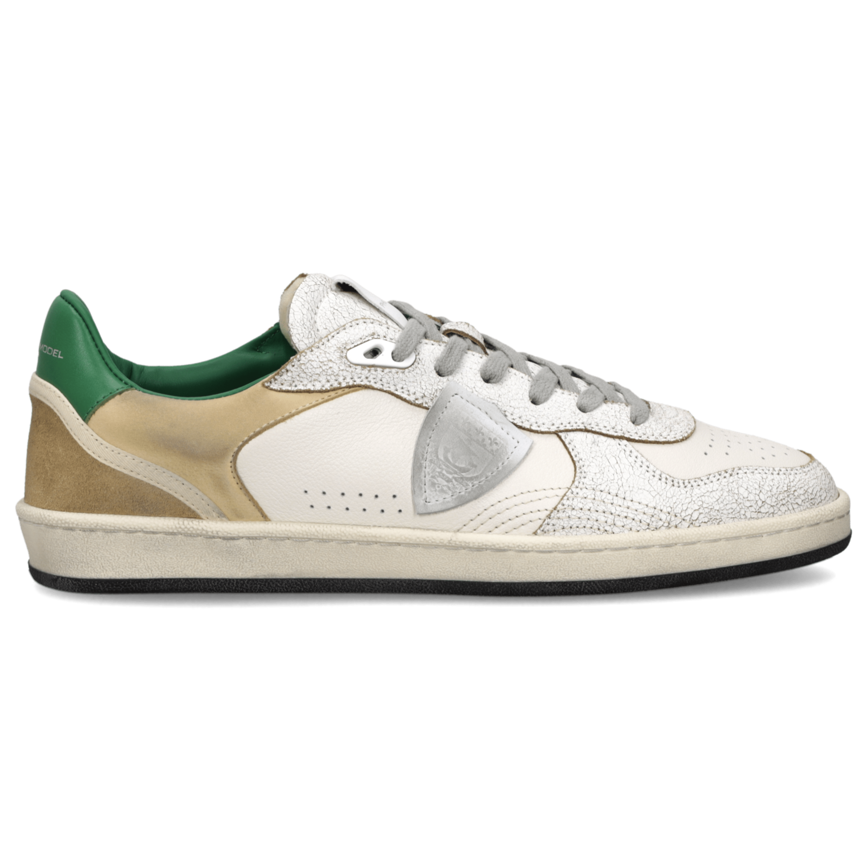 PHILIPPE MODEL - Sneakers - PGLU VC03 - Bianco Verde Scarpe Uomo Philippe Model Paris 