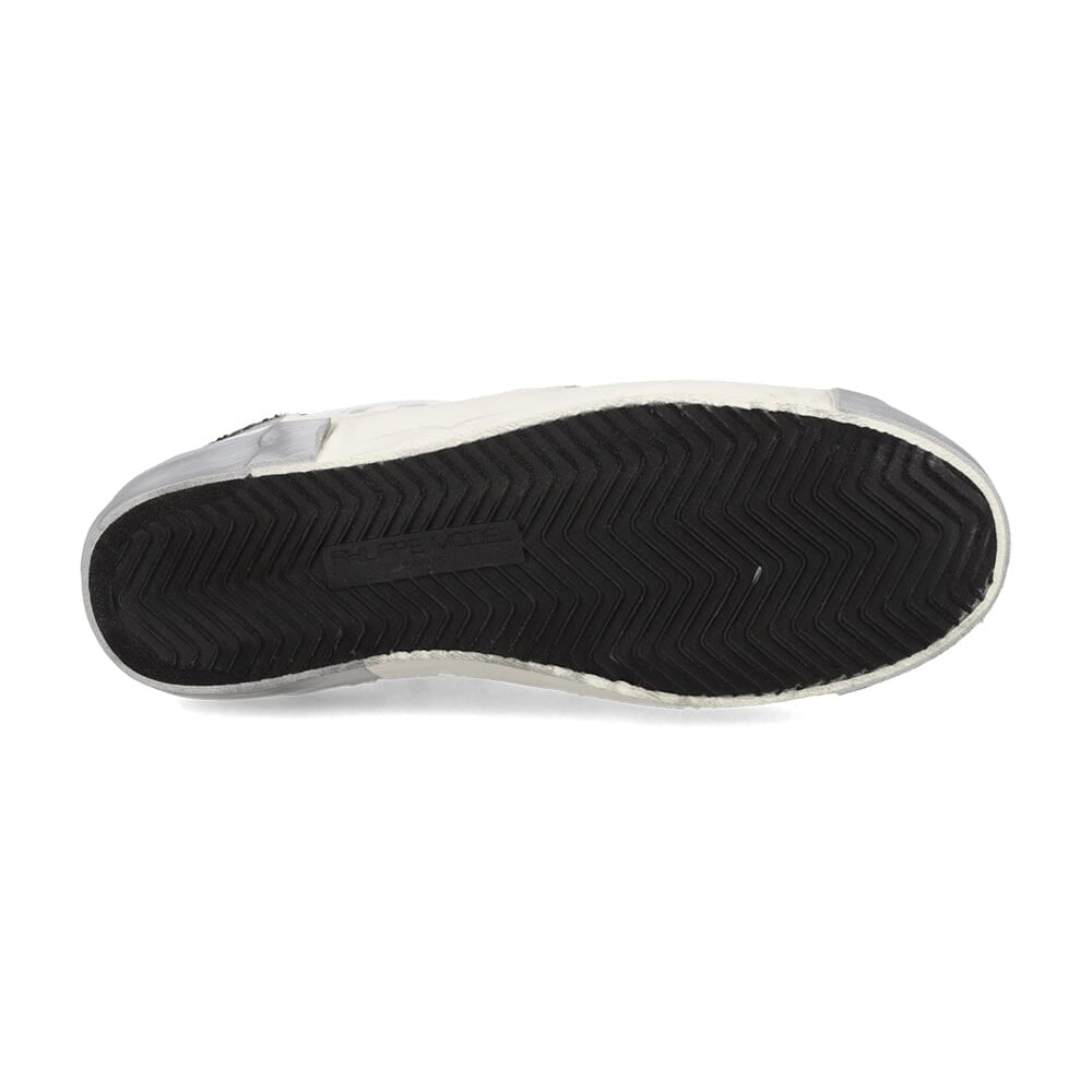 PHILIPPE MODEL - Sneakers - PRLD VG09 - BIANCO GLITTER NERO Scarpe Donna Philippe Model Paris 