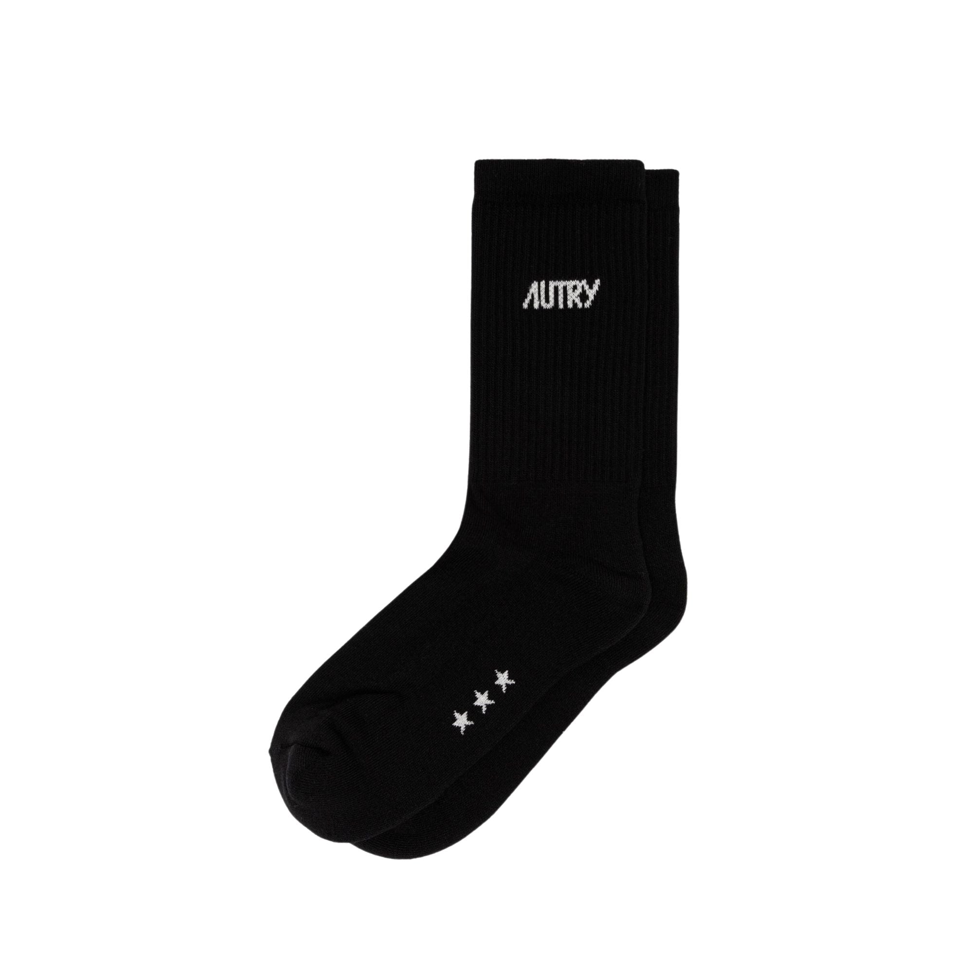 AUTRY - SOPU E7A9 STAR - Autry Calzino - Nero logo bianco