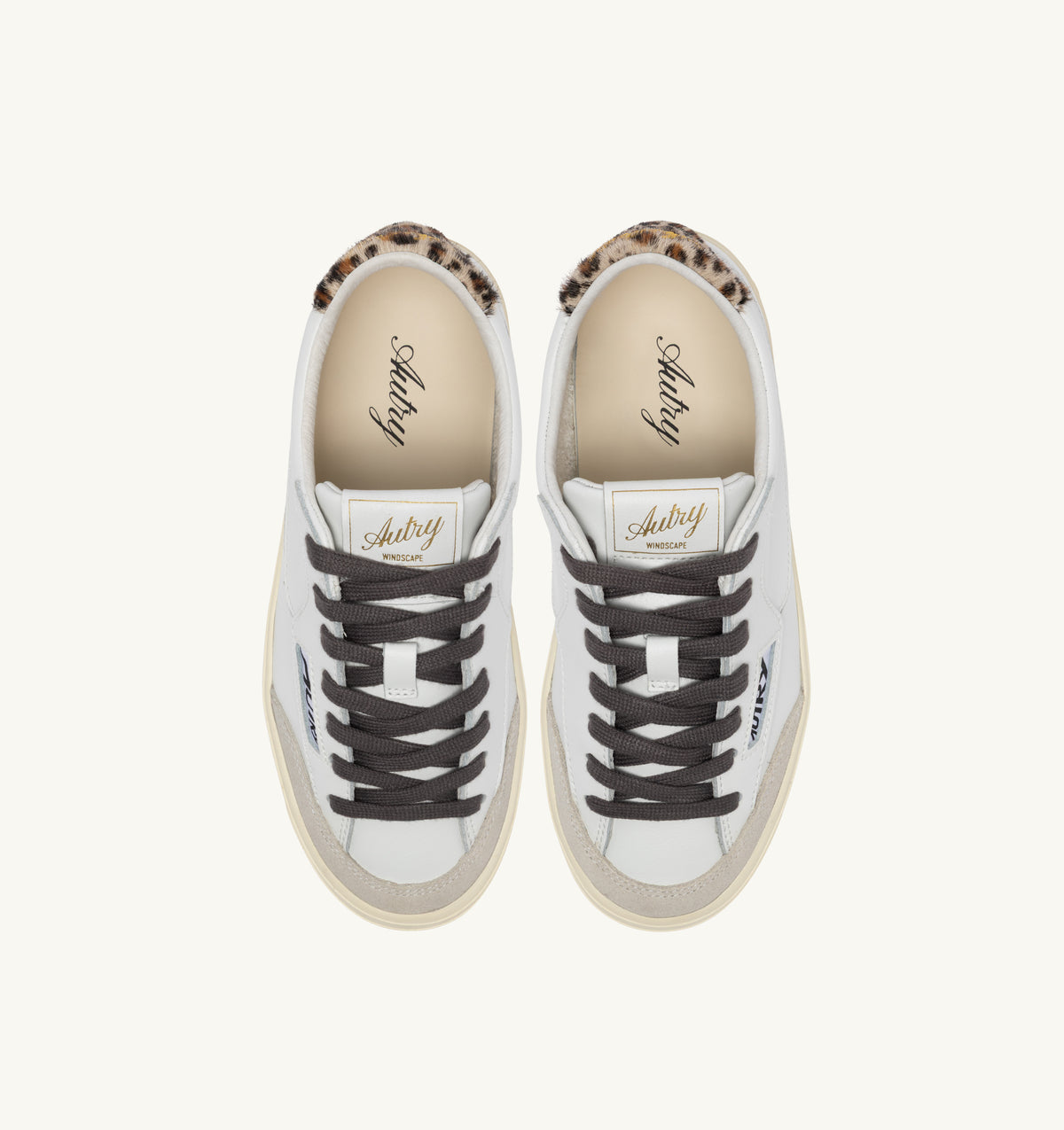 AUTRY - SCLW JU04  - Sneakers  WINDSCAPE - Bianco Animalier