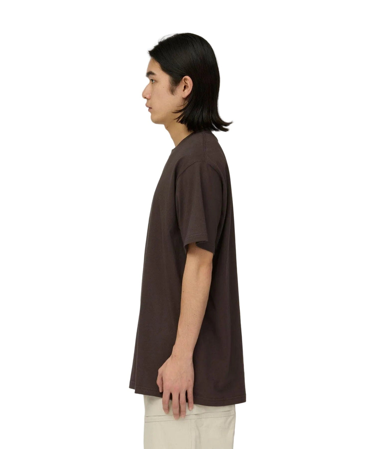 SNOW PEAK - SOFT COTTON LOGO T-SHIRT - BROWN Abbigliamento Uomo SNOW PEAK 