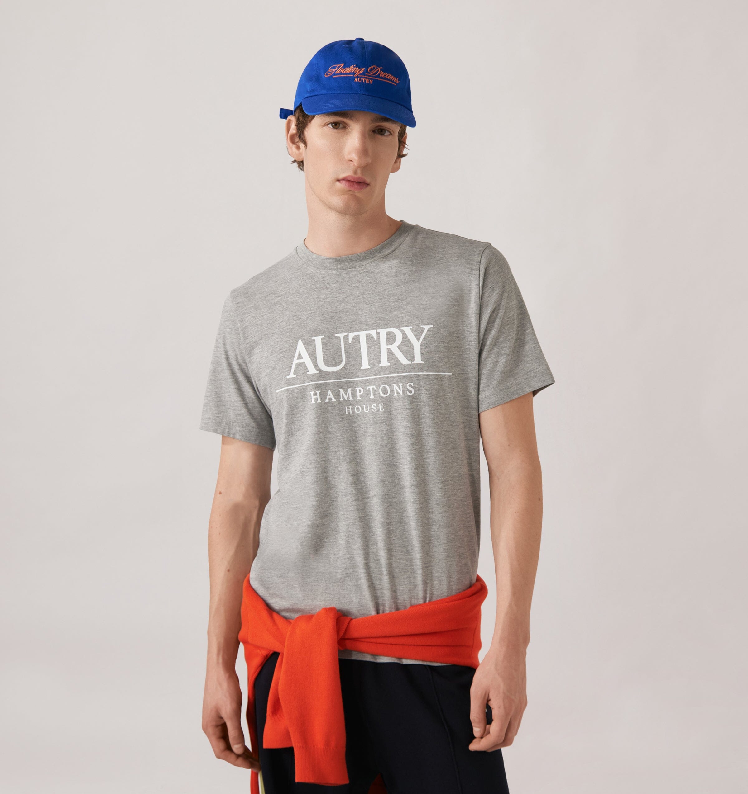 AUTRY - TSPM 044D - T-Shirt jersey - Grigio melange Abbigliamento Uomo AUTRY - Collezione uomo 