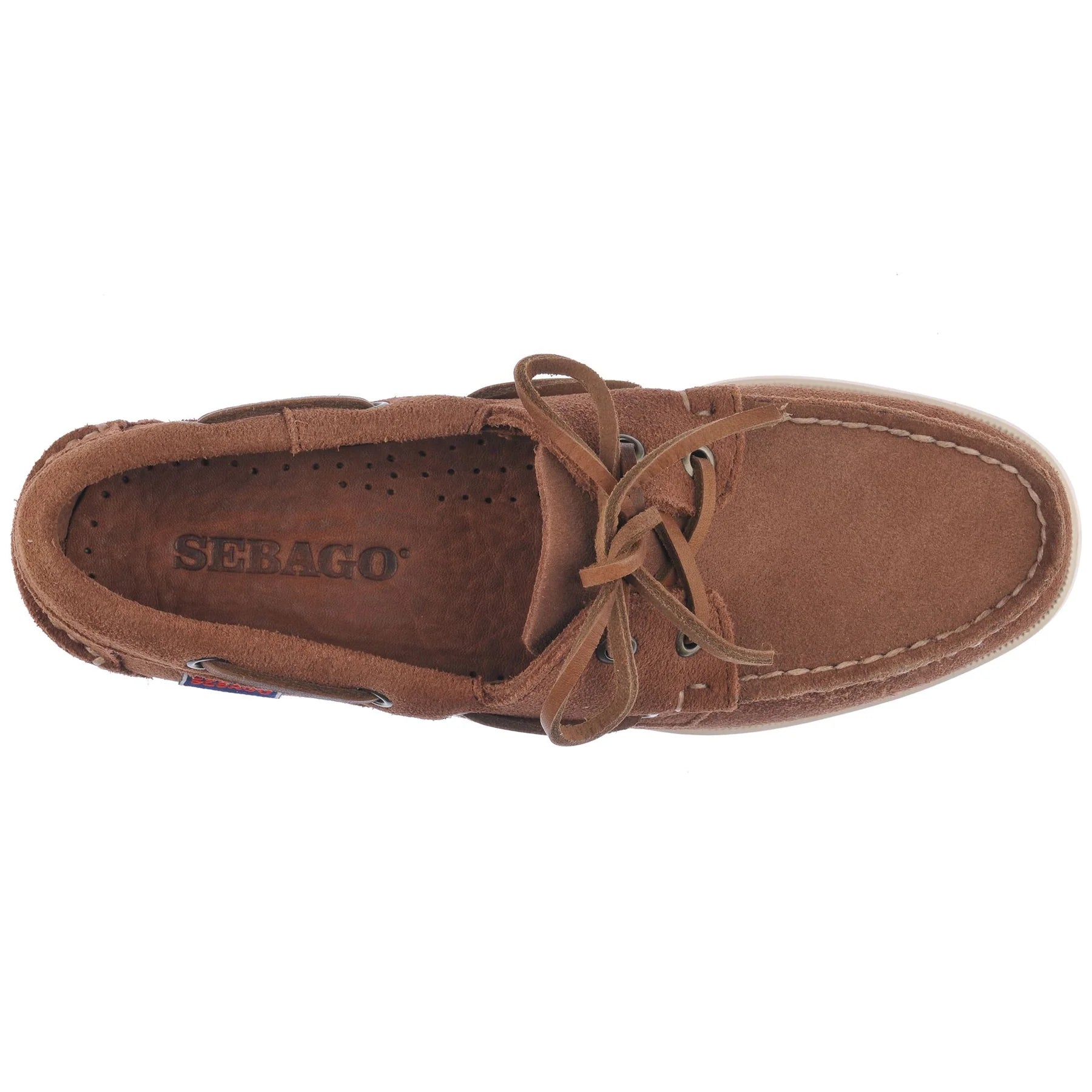 SEBAGO - Docksides Portland - Scarpa da Barca - Allacciata 781111W - Brown Scarpe Donna Sebago 