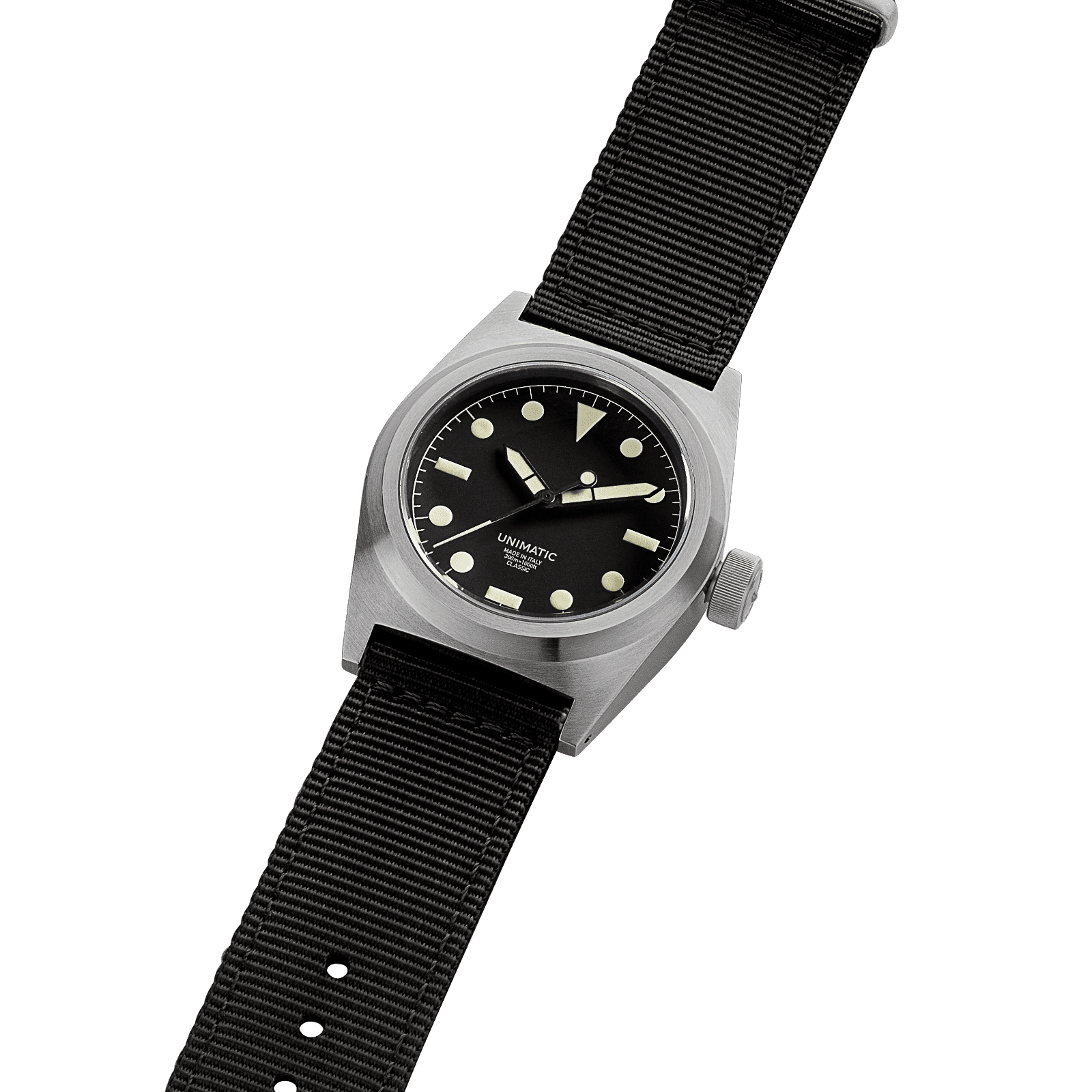 UNIMATIC - Orologio Modello Due UC2 Classic - Time Only - Nero