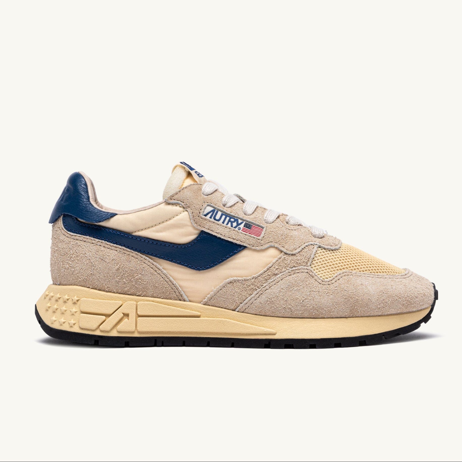 AUTRY Sneakers WWLM UT27 - Autry REELWIND - Beige Blu Scarpe Uomo AUTRY - Collezione uomo 