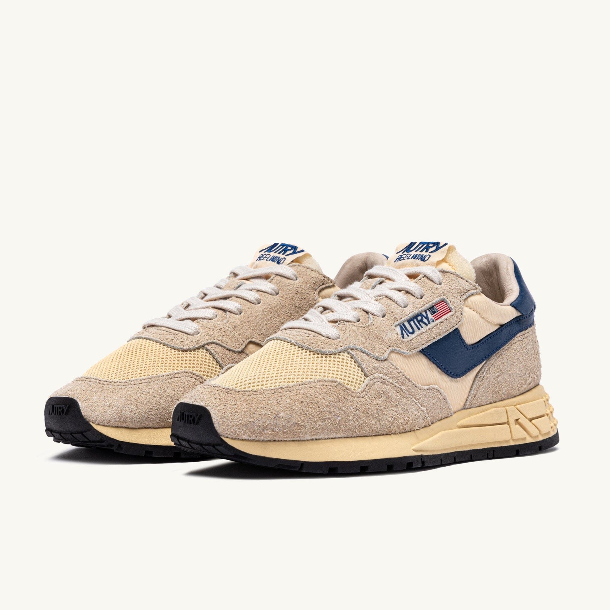 AUTRY Sneakers WWLM UT27 - Autry REELWIND - Beige Blu Scarpe Uomo AUTRY - Collezione uomo 