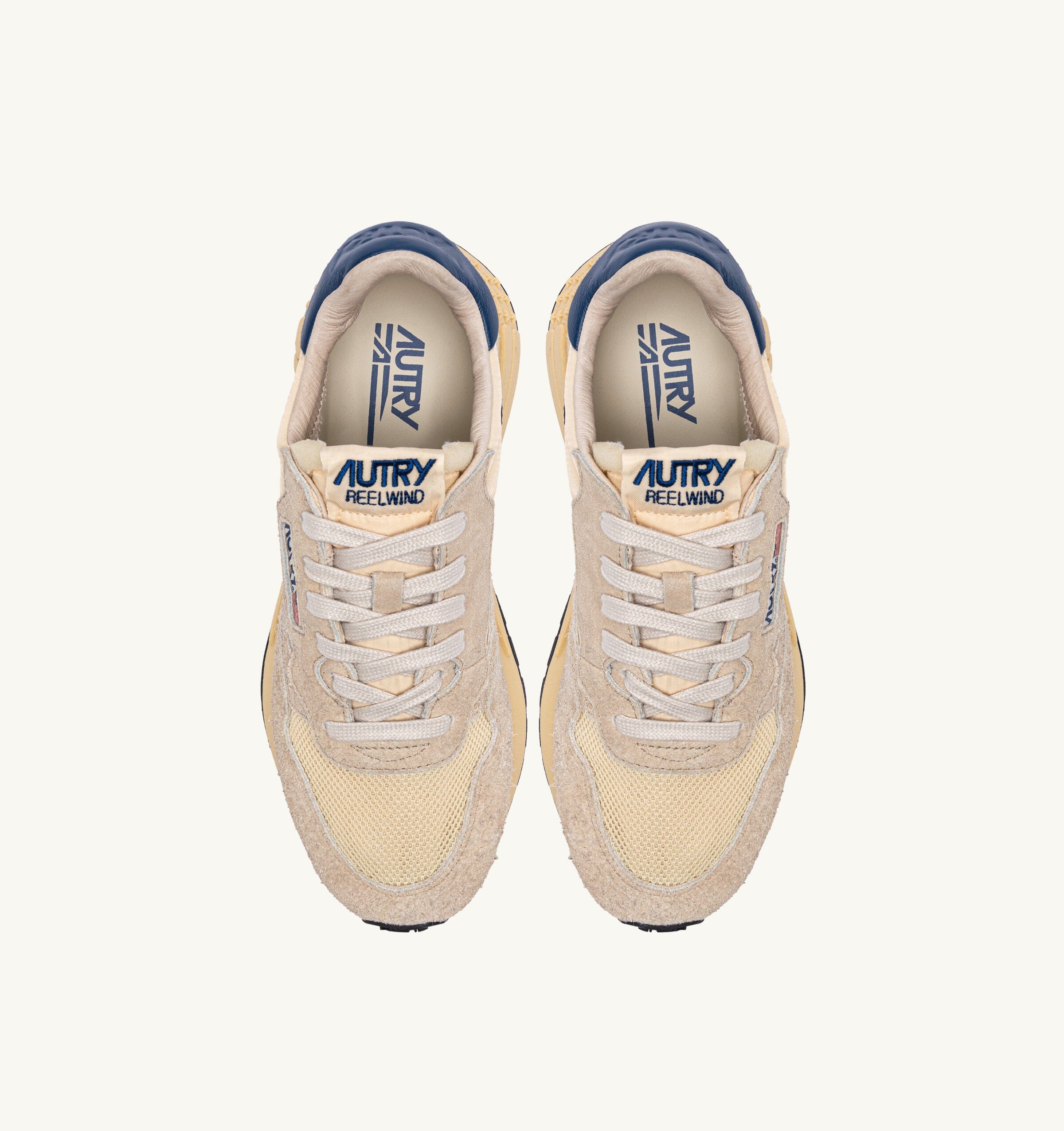 AUTRY Sneakers WWLM UT27 - Autry REELWIND - Beige Blu Scarpe Uomo AUTRY - Collezione uomo 