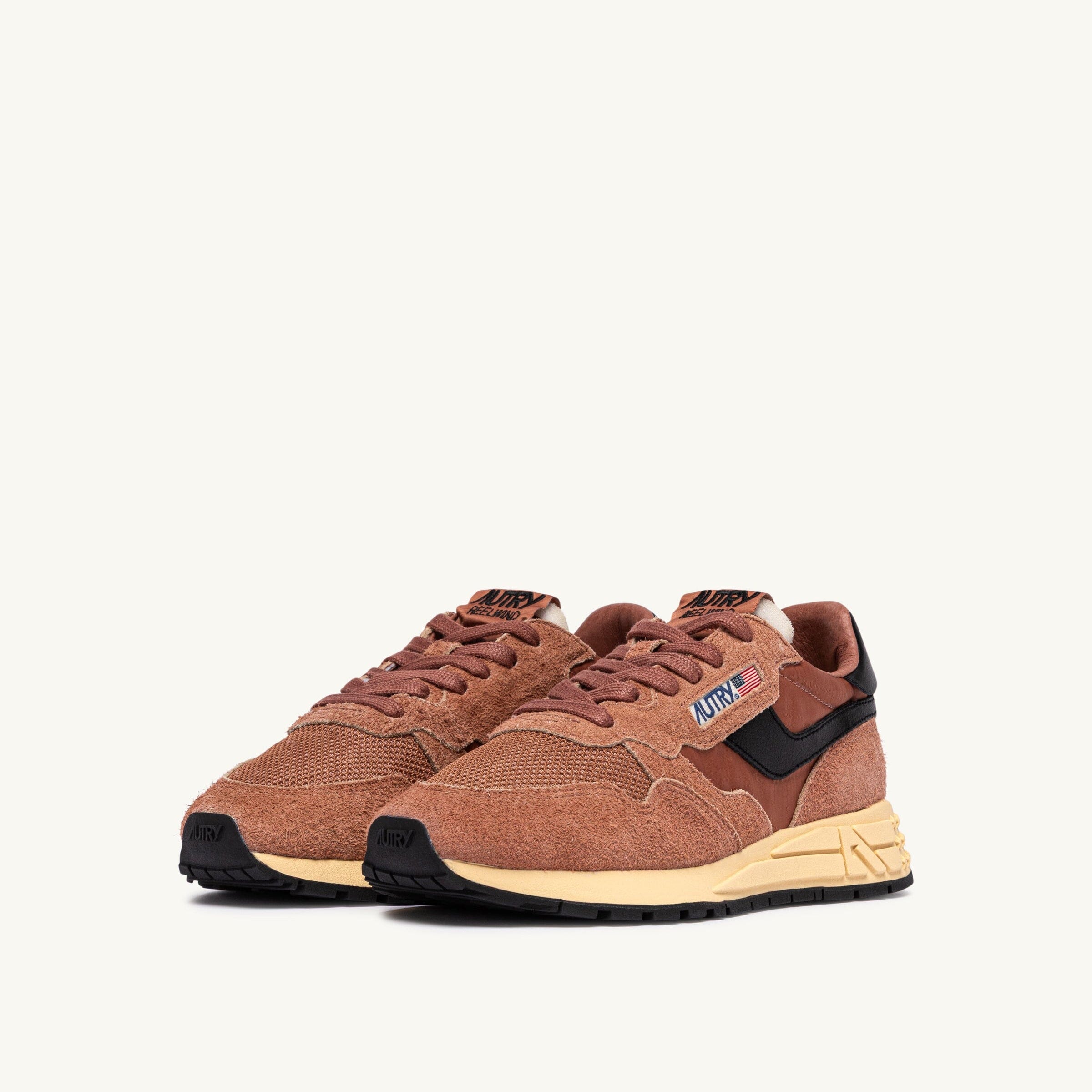 AUTRY - WWLW UT54 - Sneakers REELWIND - Mocha Nero Scarpe Donna AUTRY - Collezione donna 