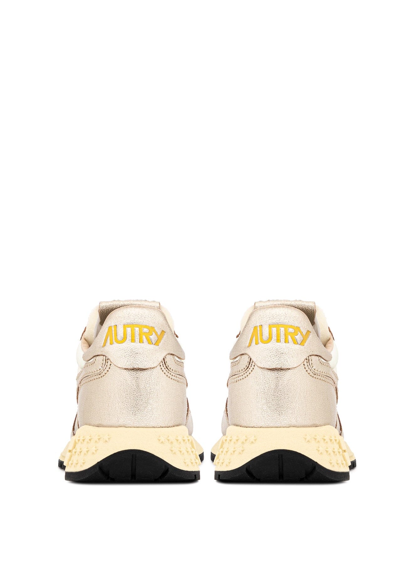 AUTRY - WWLW AN02 - Sneakers REELWIND - Avorio Oro Scarpe Donna AUTRY - Collezione donna 