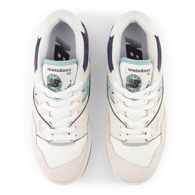NEW BALANCE - Sneakers BBW550NB - Bianco Azzurro Scarpe Donna NEW BALANCE - Collezione Donna 