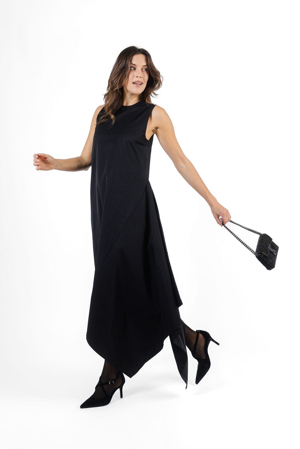 SERGIO LEVANTESI - Décolleté - GAIA 5 - Velvet Nero Scarpe Donna SERGIO LEVANTESI 