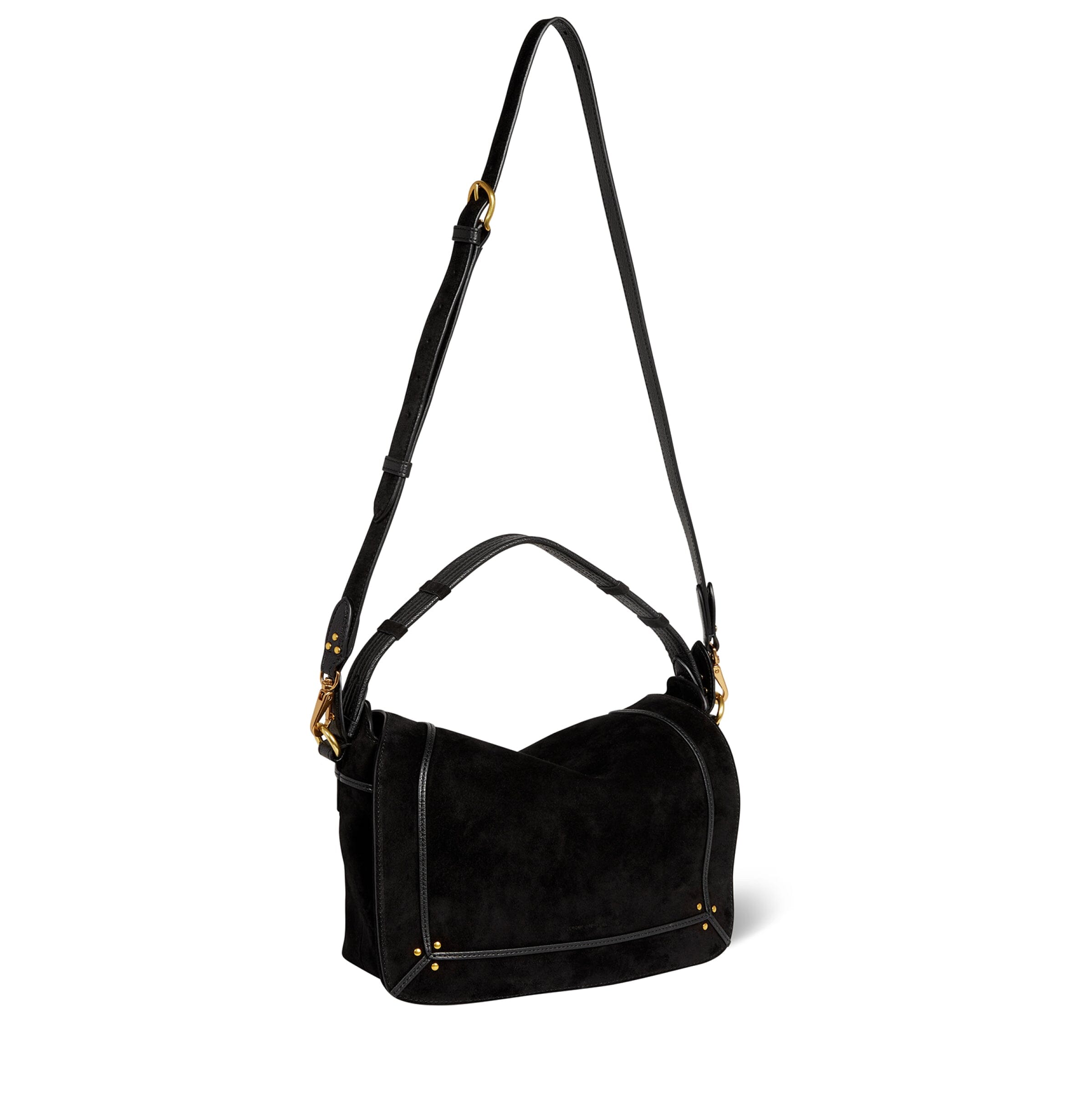 JEROME DREYFUSS - Borsa A Tracolla e a Mano - Pepito M - Camoscio Nero Borse Jerome Dreyfuss 