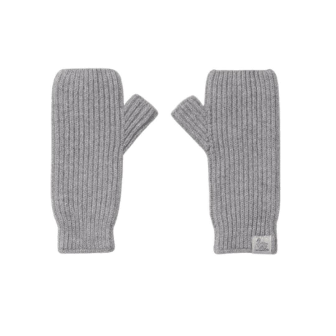 MERZ B. SCHWANEN - Guanti senza dita Wrist Warmers - 80 Grigio Melange Accessori Donna MERZ B. SCHWANEN 