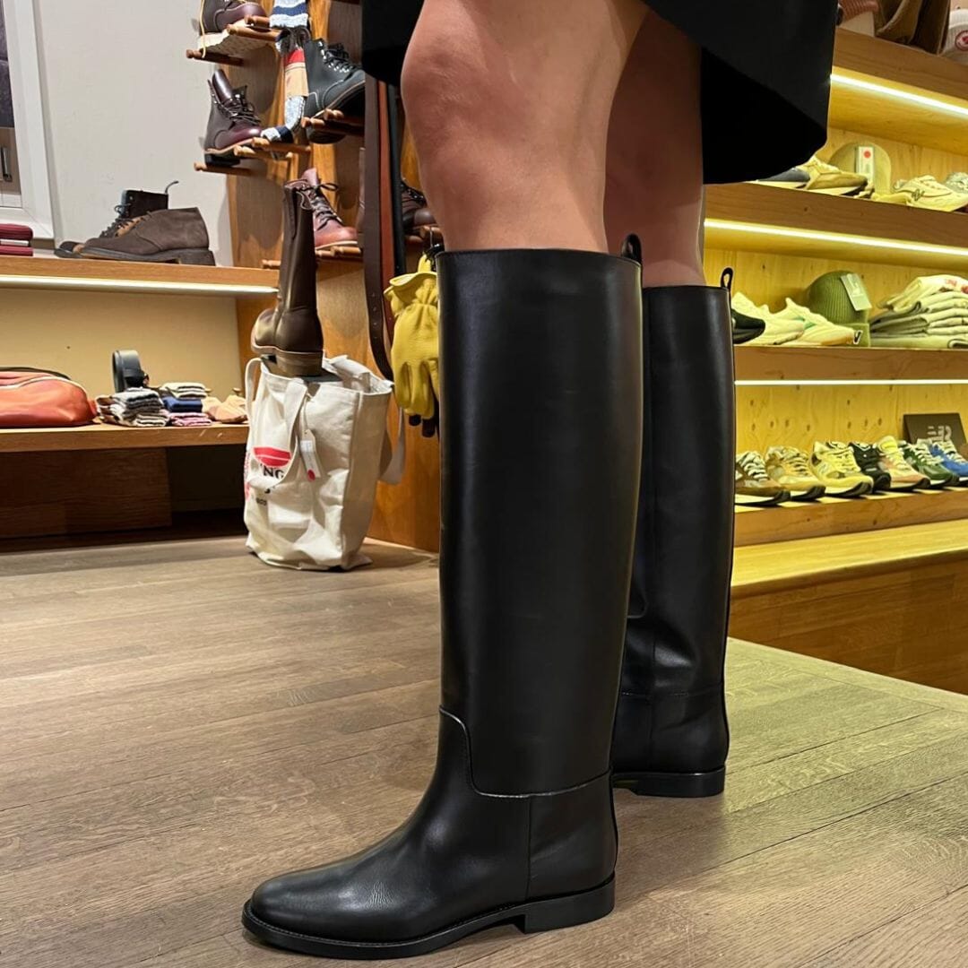 VIA ROMA 15 - Stivale 3832 - Santa Monica Nero Scarpe Donna Via Roma 15 
