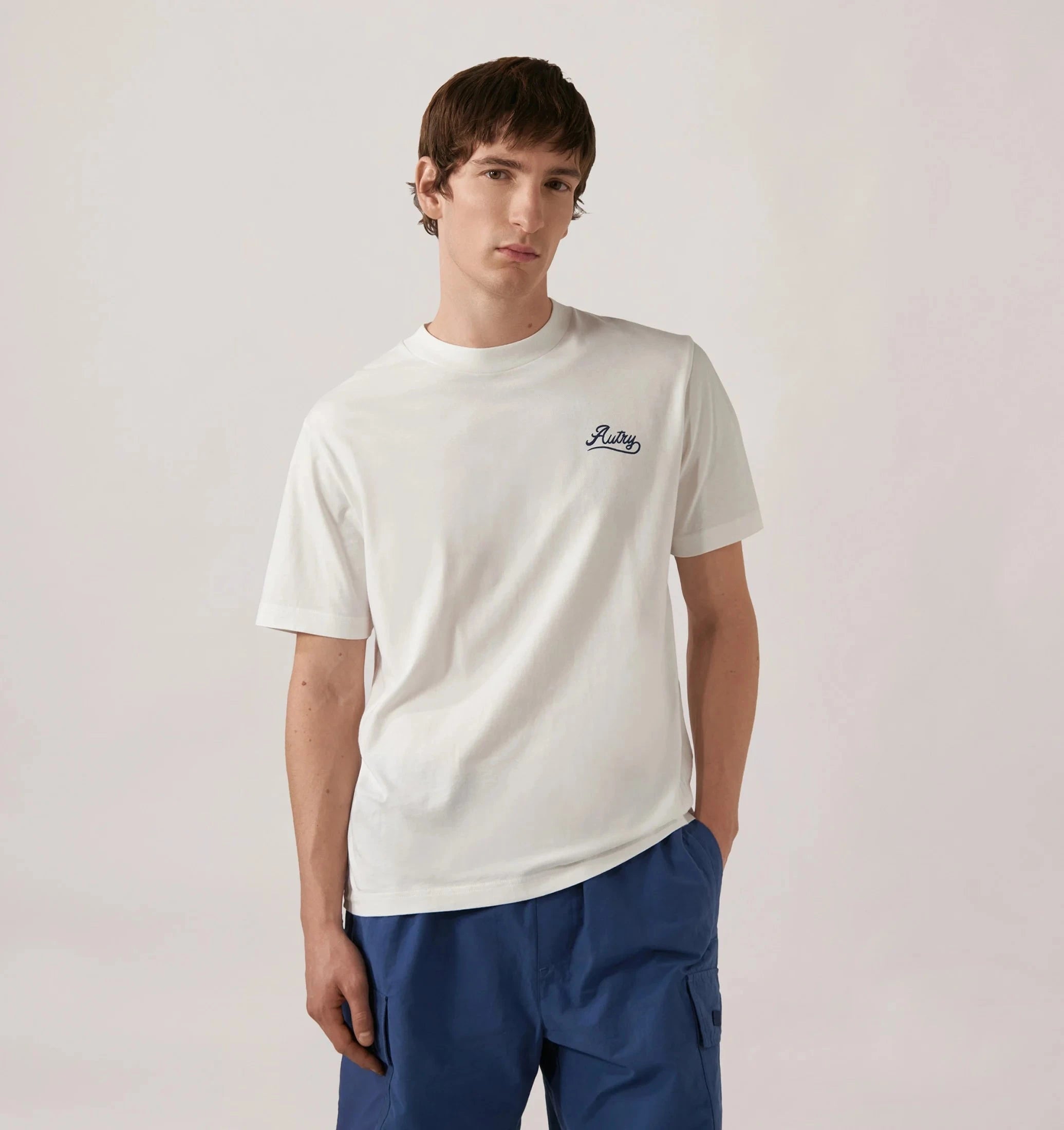 AUTRY - TSPX 047W- T-Shirt jersey - Bianca Abbigliamento Uomo AUTRY - Collezione uomo 