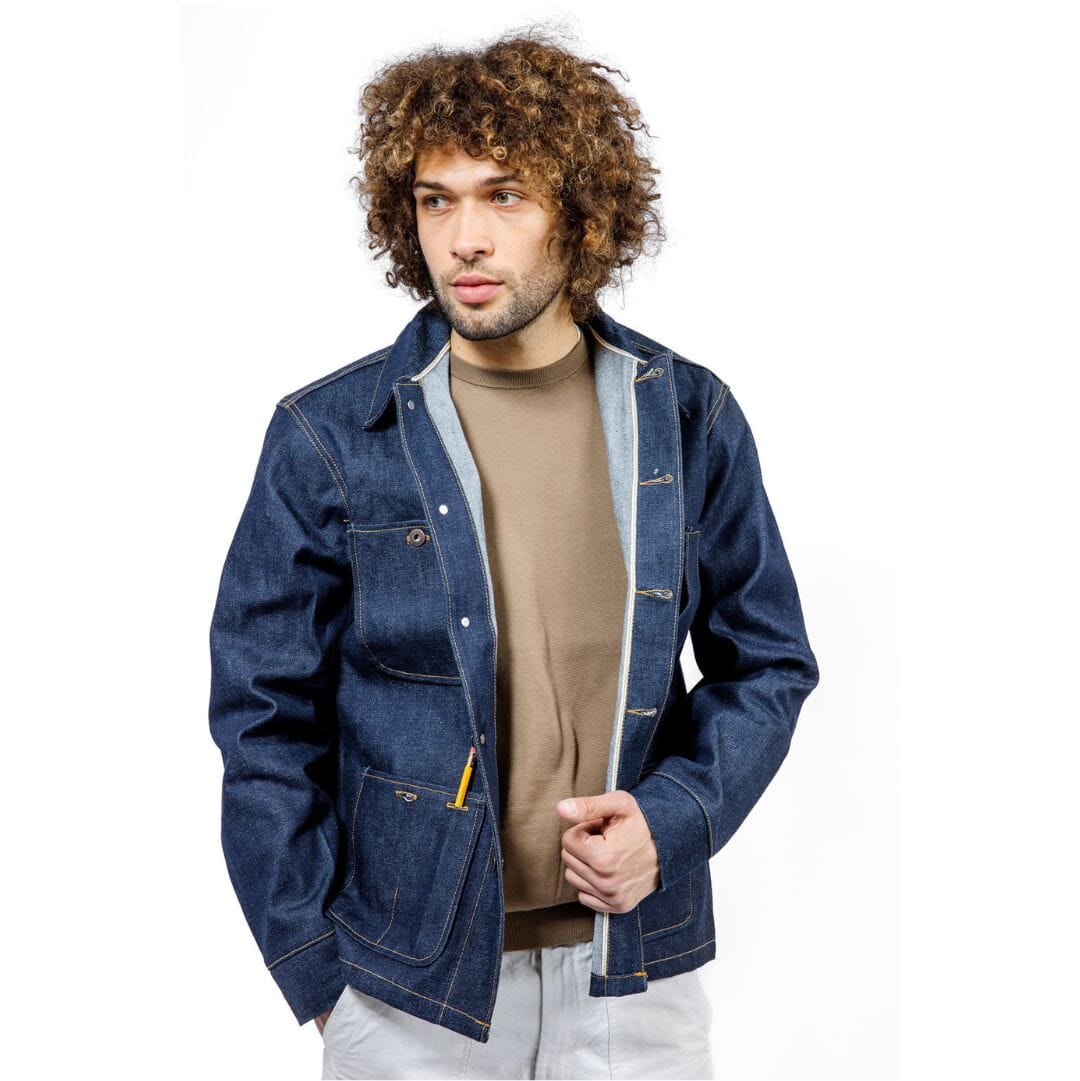TELLASON - Coverall Jacket - Denim Abbigliamento Uomo TELLASON - Collezione Uomo 