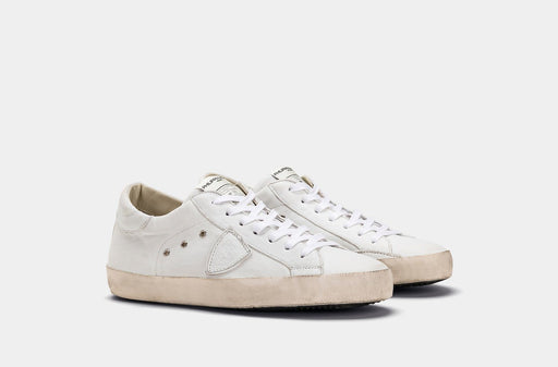 PHILIPPE MODEL AI19/20 - CLLU WW25 - PARIS - BIANCO VINTAGE Scarpe Uomo Philippe Model Paris 