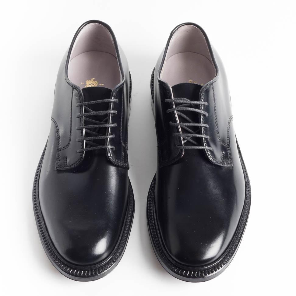 ALDEN - 2937 F - Derby - Limited Edition for Cappelletto - Smooth Black Unlined - Call to buy Alden Men's Shoes