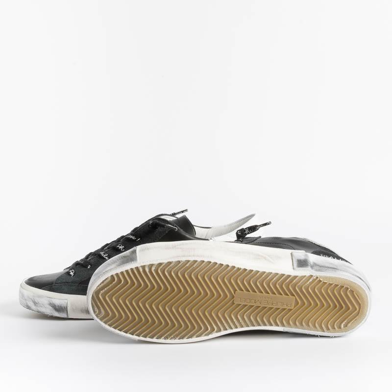 PHILIPPE MODEL - PRLD MA01 - Sneakers ParisX - Nero Argento Scarpe Donna Philippe Model Paris 