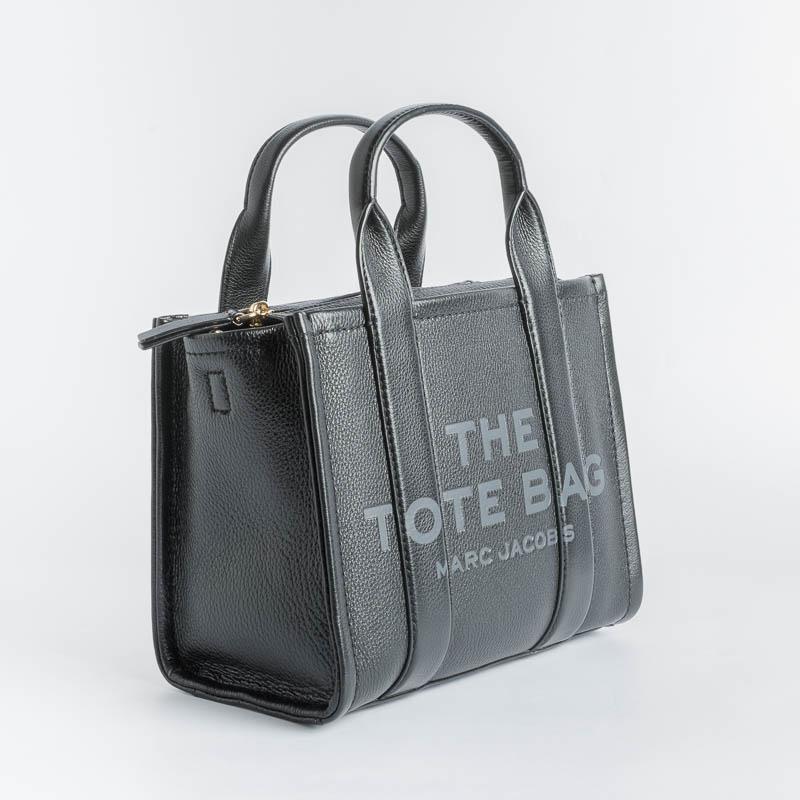 MARC JACOBS - H009L01SP21 - The Leather Mini Tote Bag - Black Bags Marc Jacobs