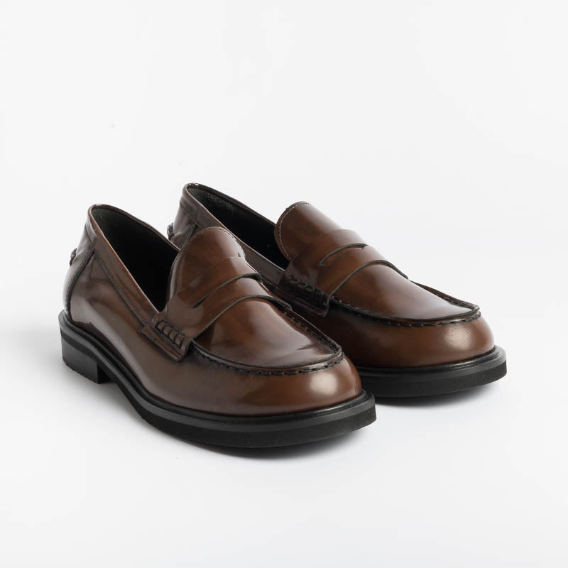 POESIE VENEZIANE - Loafer - JPG30N - Abrasivato Cognac Women's Shoes POESIE VENEZIANE - Women's Collection