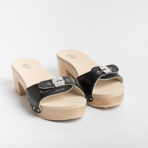 Scholl Iconic - Pescura Ibiza Clogs - Black Women's Shoes SCHOLL ICONIC