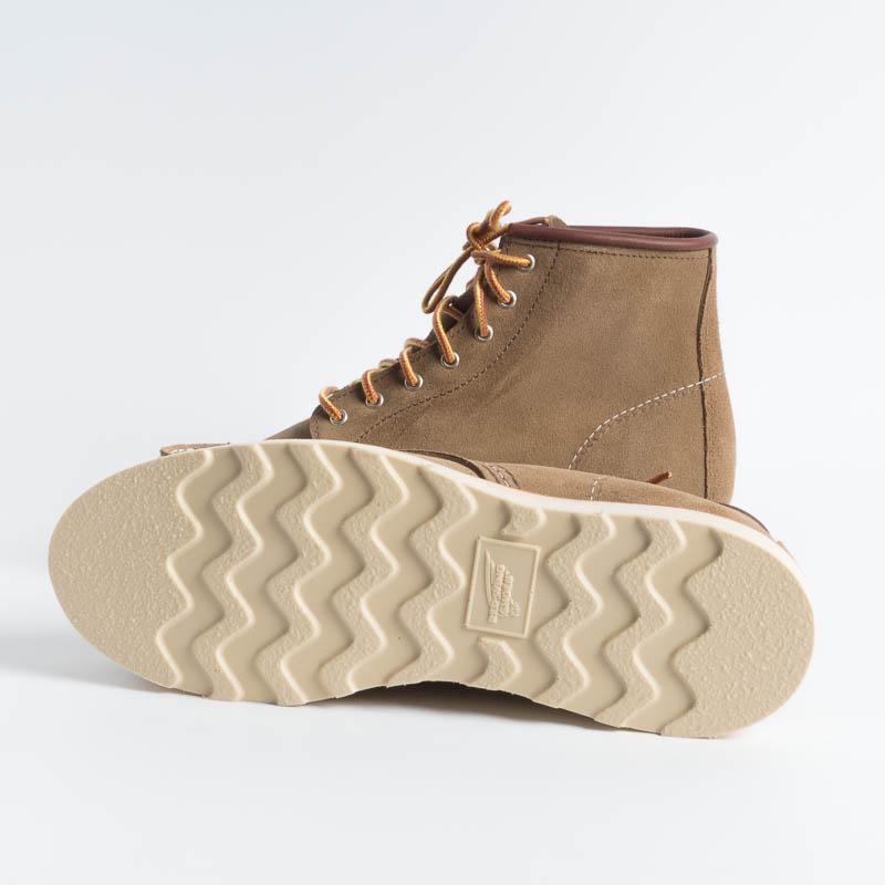 RED WING - 3377 Moc Toe Olive Suede Scarpe Donna Red Wing Shoes 