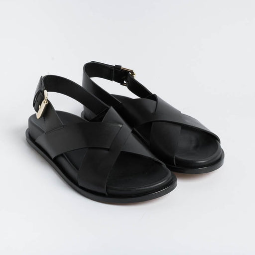 GUGLIELMO ROTTA - Sandals - Tilly - Black Leather Women's Shoes GUGLIELMO ROTTA
