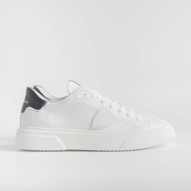 PHILIPPE MODEL - Temple - BYLU V003 - Bianco Nero Scarpe Uomo Philippe Model Paris 