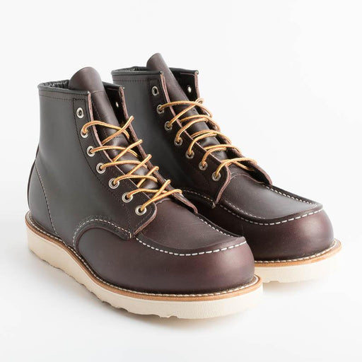 RED WING SHOES - Ankle boot Moc Toe 8847 - Black Cherry Shoes Man Red Wing Shoes