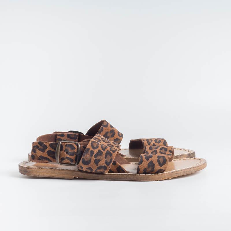 SACHET - Freetime Sandals - 500 X- Leopard Women's Shoes SACHET - Footwear