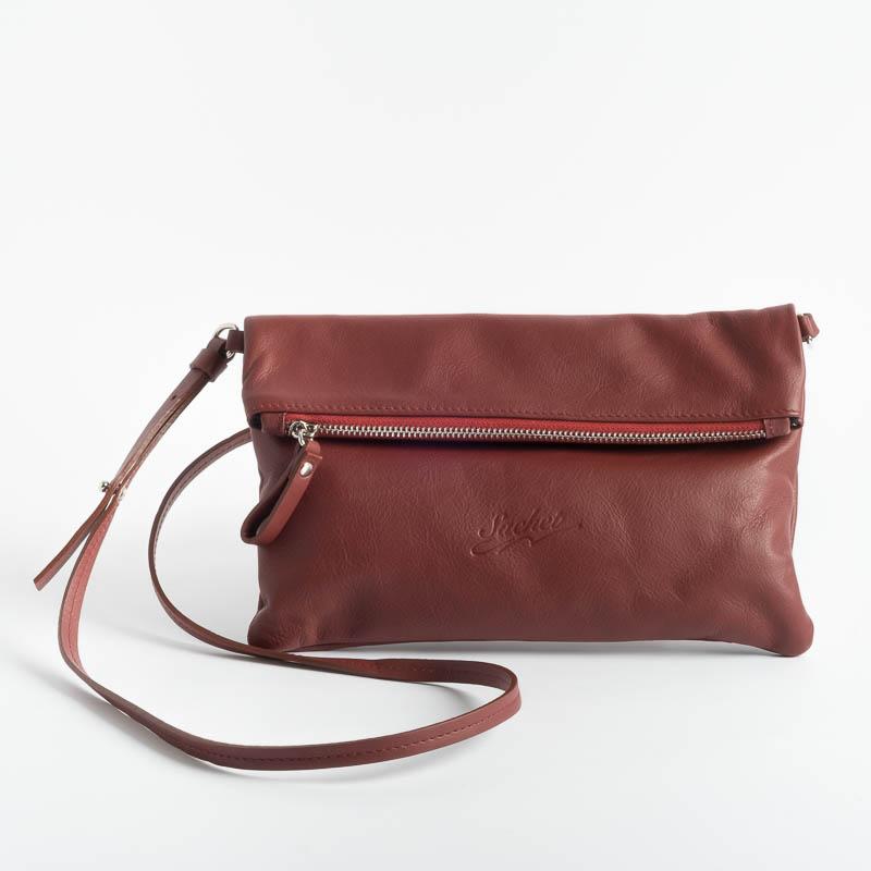 SACHET - P7 - Tracolla Natur - Vari colori Borse SACHET Rubino 