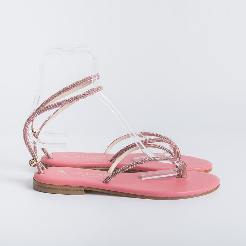 PAOLA FIORENZA - Thong sandal FD03 - Pink Shoes Woman PAOLA FIORENZA