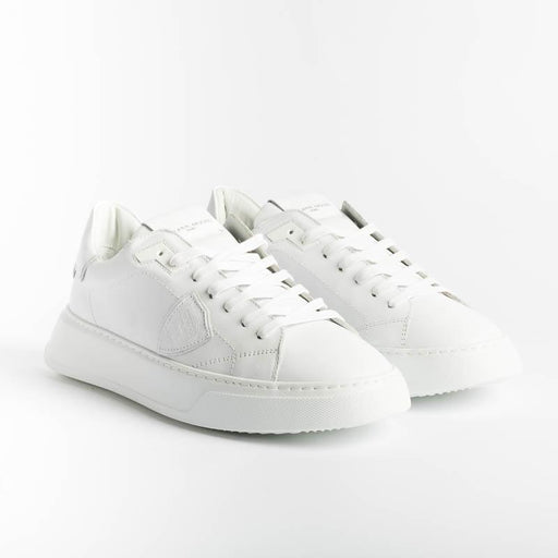 PHILIPPE MODEL - Temple - BTLU V001 - White Men's Shoes Philippe Model Paris