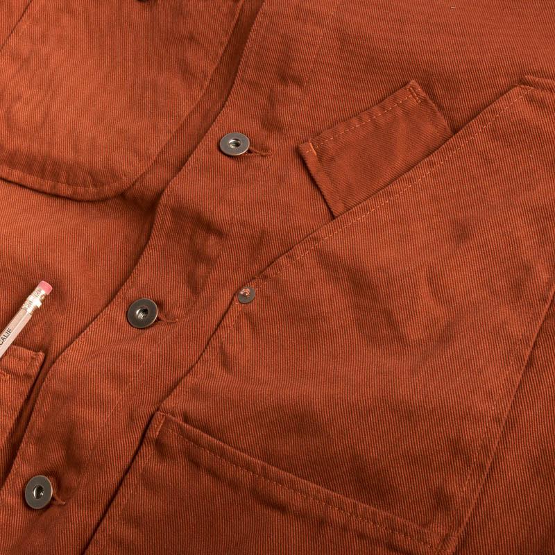 TELLASON - Coverall Jacket - Dyed Orange Abbigliamento Uomo TELLASON - Collezione Uomo 
