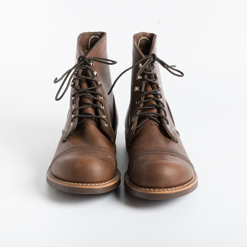 RED WING - Polacco Iron Ranger 08111 - Amber Scarpe Uomo Red Wing Shoes 