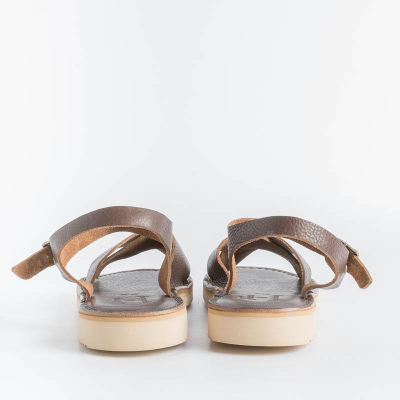 FRACAP - Sandals - Nebrasca - 305 Brown Women's Shoes FRACAP