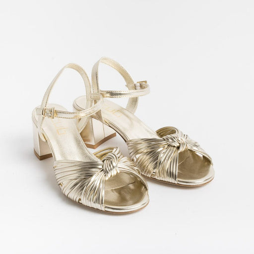 NCUB - Sandal - Stefy 64 - Platinum Laminate Women's Shoes Anna F.