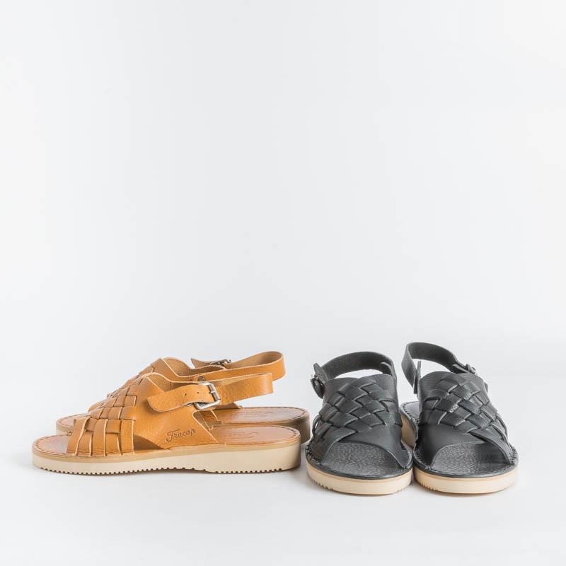 FRACAP - Sandals D177 - Nebrasca - Black Women's Shoes FRACAP
