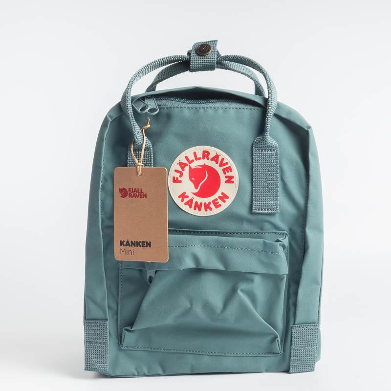 Kanken Mini de Fjallraven Frost Green F23561-664, Littlestories tienda  online