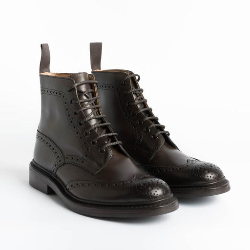 TRICKER'S - Brogue Boot - Stow Espresso Tricker's Men's Shoes