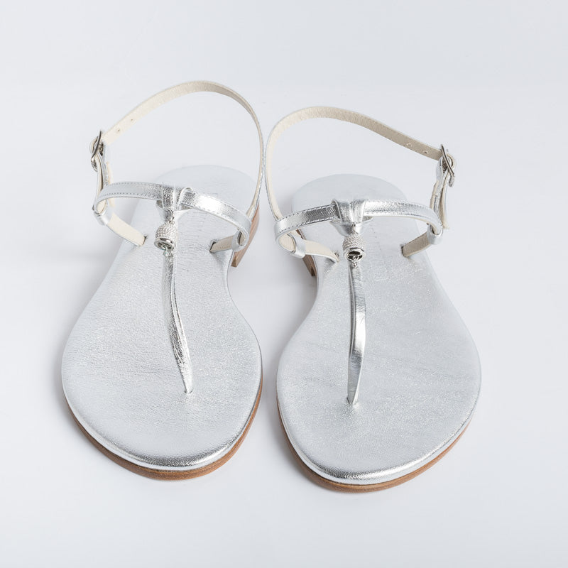 PAOLA FIORENZA - Sandalo infradito Nodino - Argento Scarpe Donna PAOLA FIORENZA 