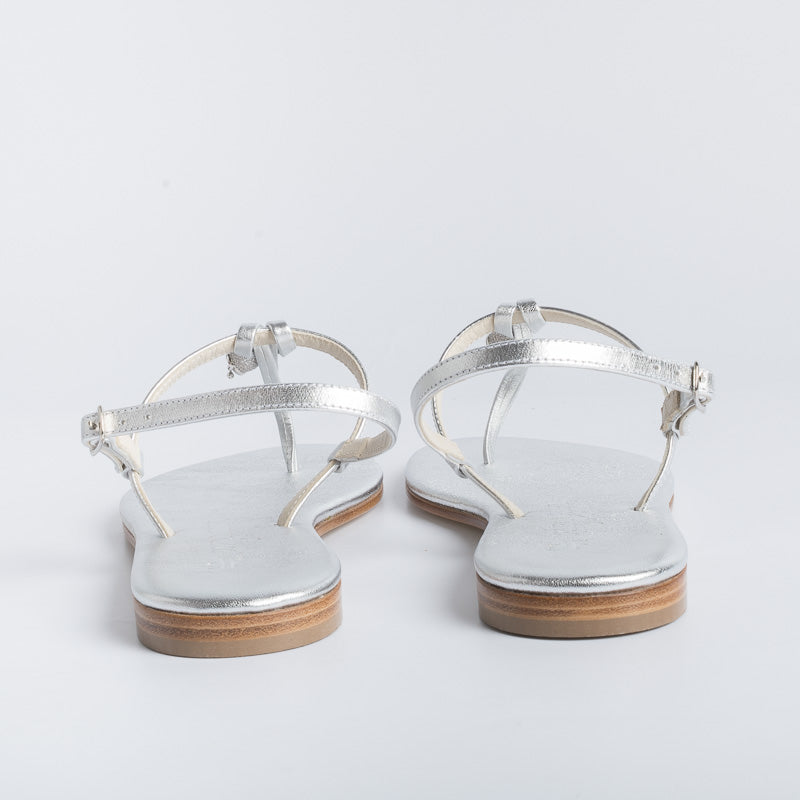 PAOLA FIORENZA - Sandalo infradito Nodino - Argento Scarpe Donna PAOLA FIORENZA 
