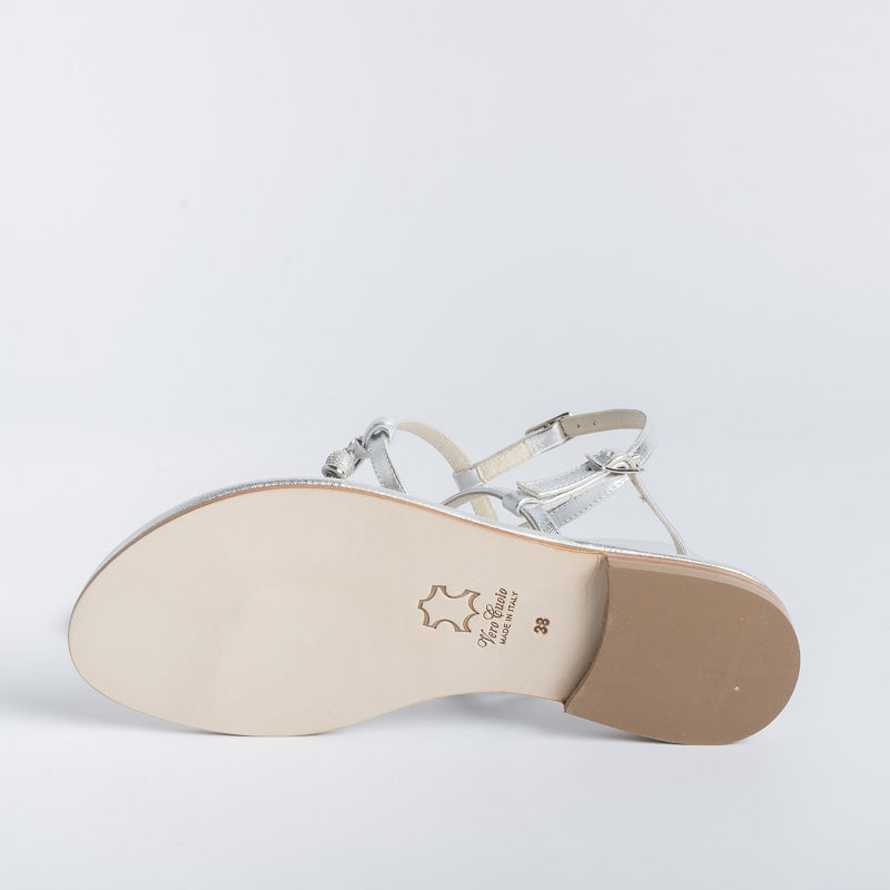 PAOLA FIORENZA - Sandalo infradito Nodino - Argento Scarpe Donna PAOLA FIORENZA 