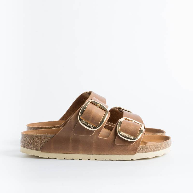BIRKENSTOCK Sandali bassi 1011073 Arizona Big Buckle Cognac