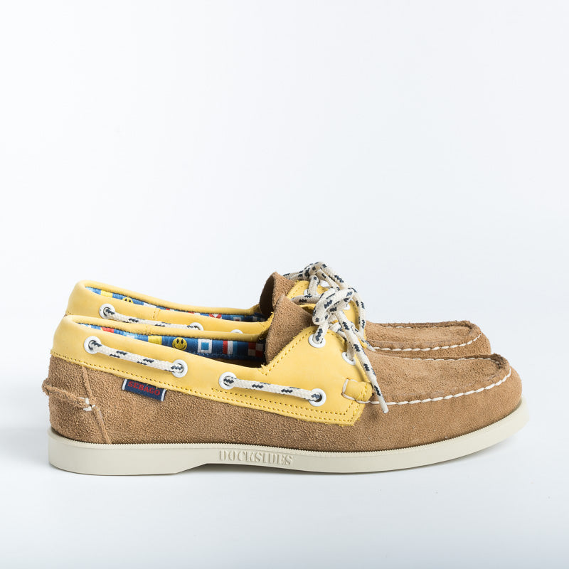 SEBAGO - Docksides Portland Suede - 7111MKW - A4R - Yellow gold Scarpe Uomo Sebago 