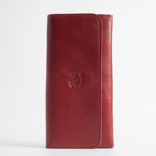 IL BISONTE - Continuous - C0775 - Women's Wallet - Continental - Red Women's Accessories Il Bisonte