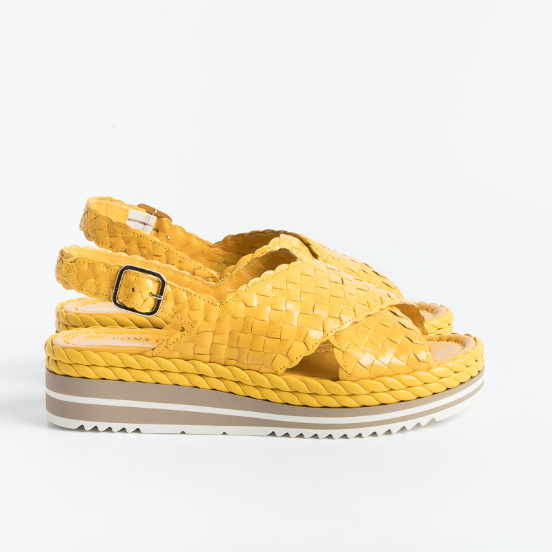 PONS QUINTANA Flat sandals MILAN 9797 Papaya